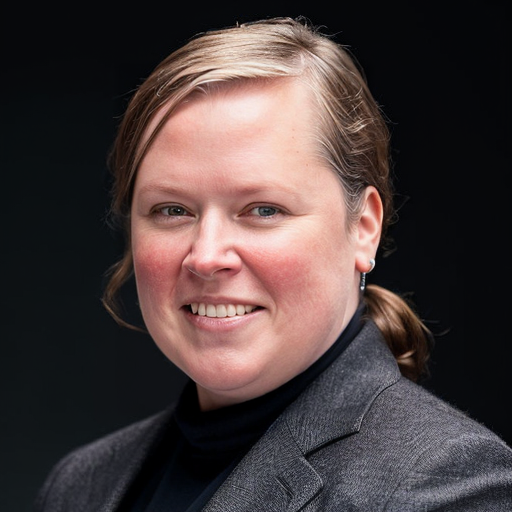 Anna Thielke, a disabled woman smiling warmly.